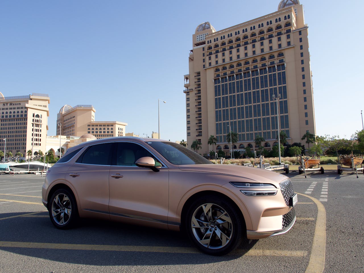 Luxury Urban SUV in Rose Gold